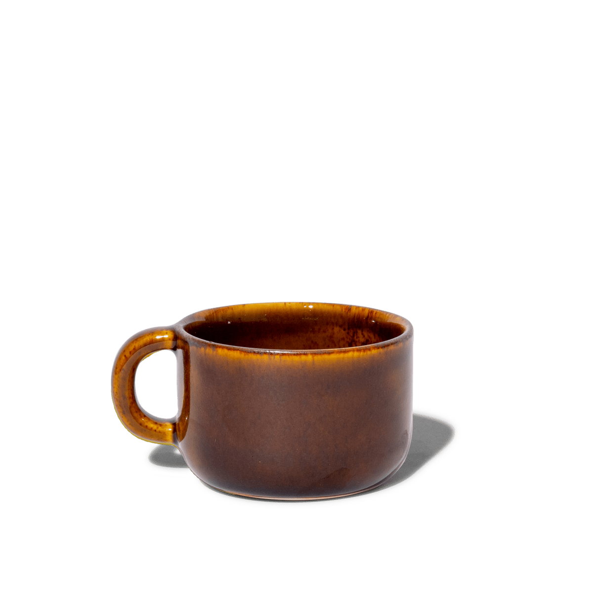 Felt+Fat Ceramic Cappuccino Cup in Tenmoku