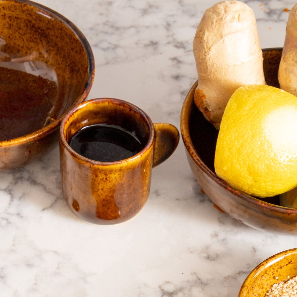 Felt+Fat Ceramic Espresso Cup in Tenmoku