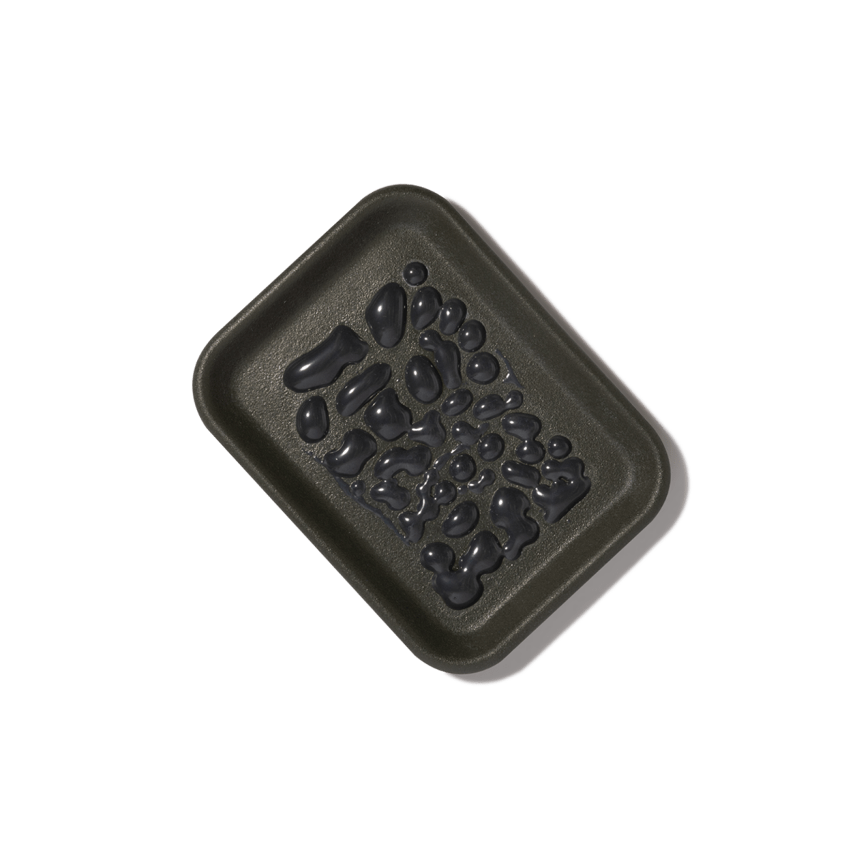 Felt+Fat Ceramic Soap Dish and Charcoal Soap Bundle in Onyx