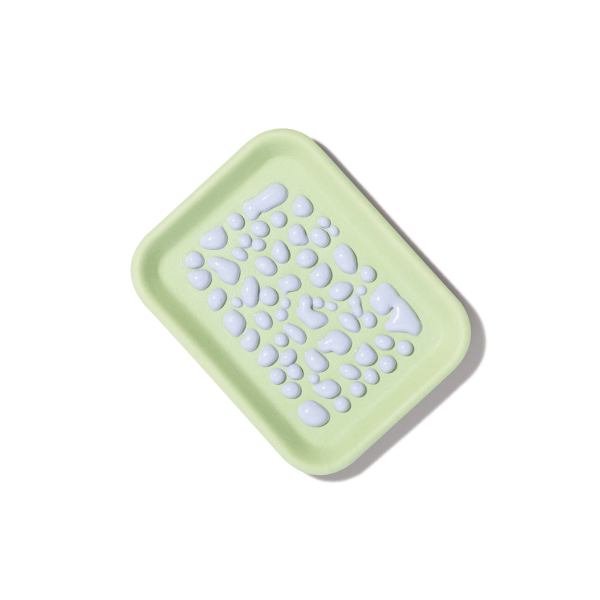 Felt+Fat Ceramic Soap Dish and Lavender Soap Bundle in Aloe