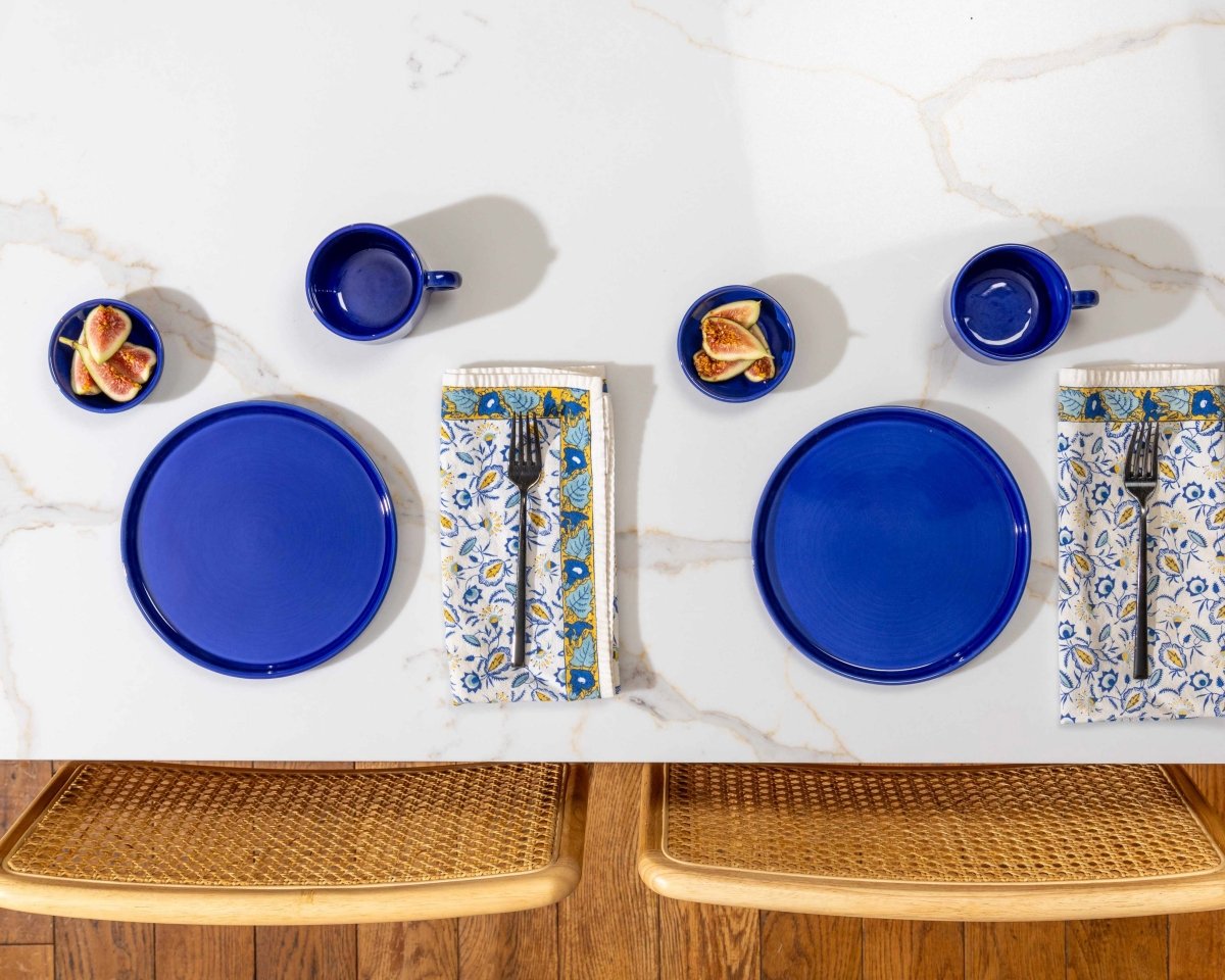 Felt+Fat Ceramic Spice Bowl in Azul