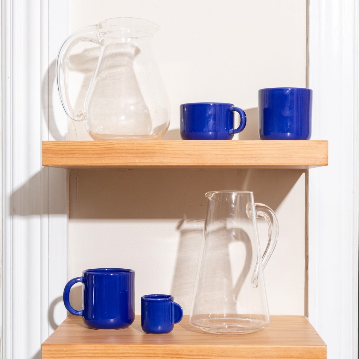 Felt+Fat Ceramic Tumbler in Azul