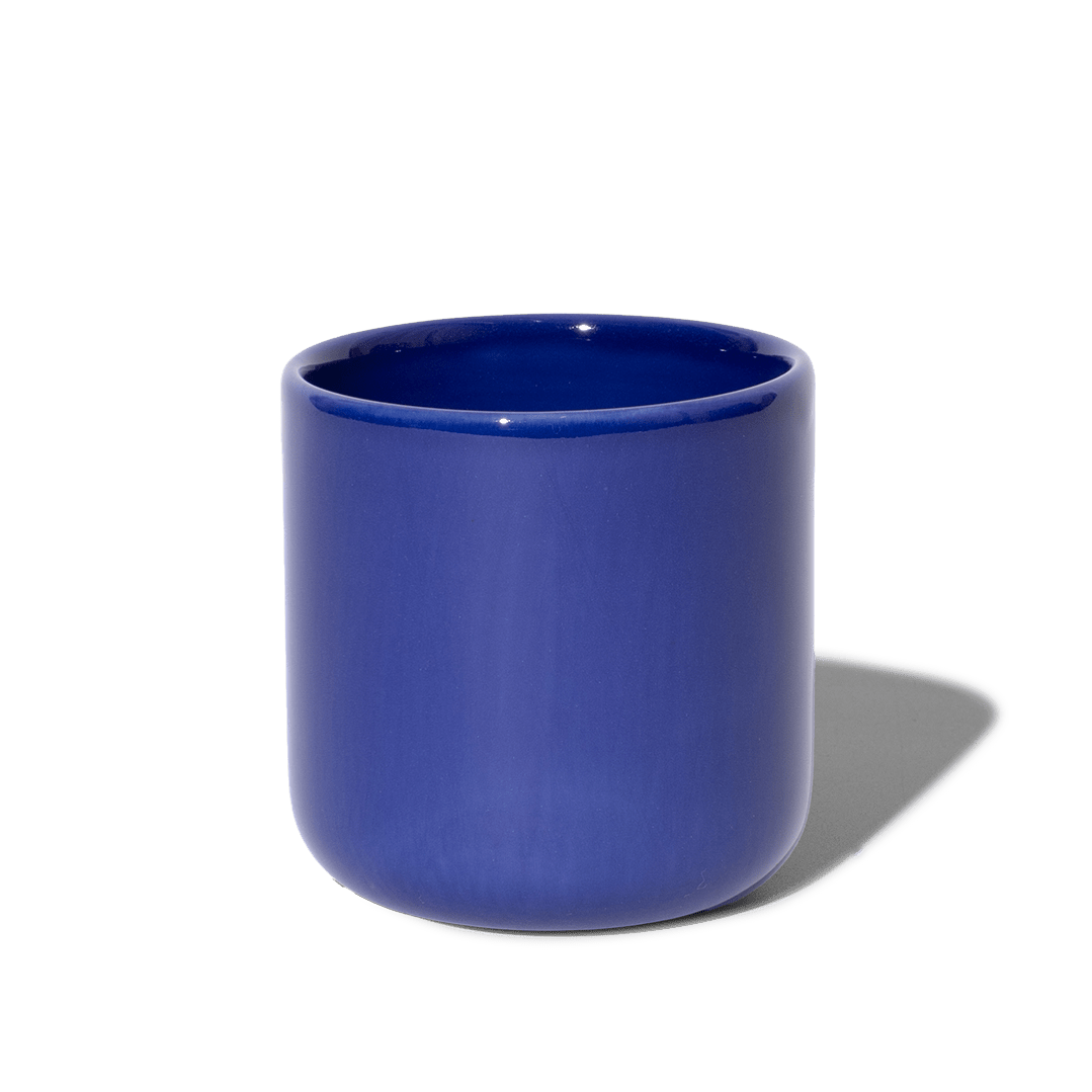 Felt+Fat Ceramic Tumbler in Azul