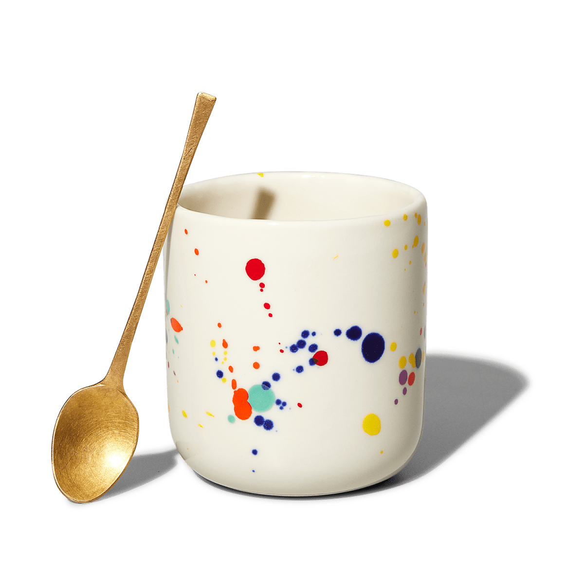 Felt+Fat Ceramic Tumbler in Confetti