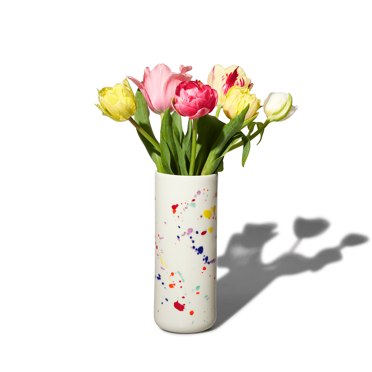 Felt+Fat Tall Ceramic Vase in Confetti