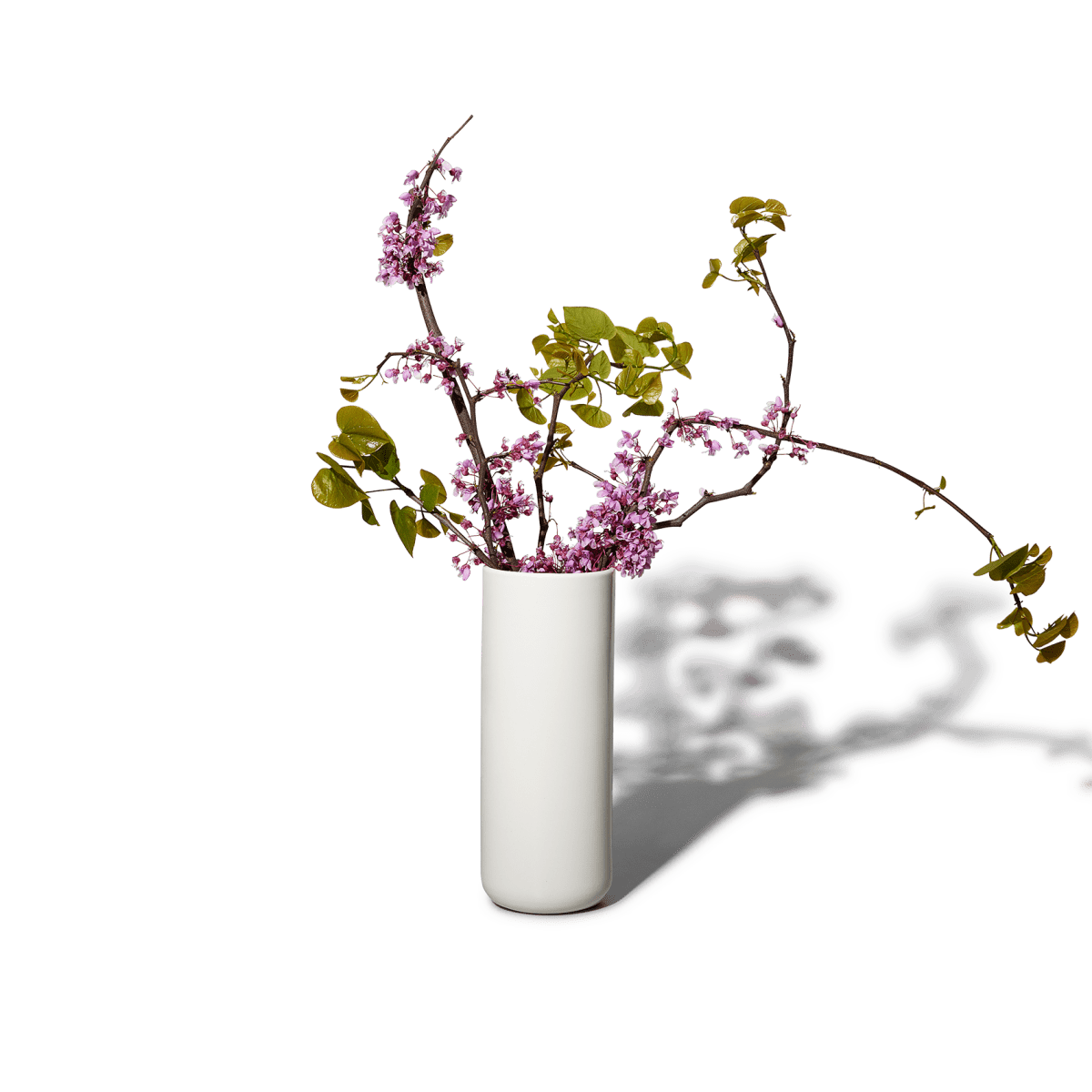 Felt+Fat Tall Ceramic Vase in Milk