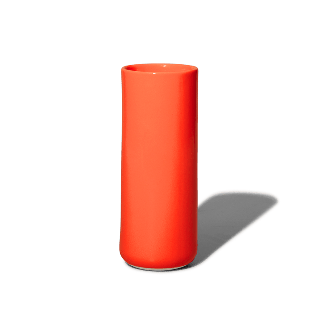 Felt+Fat Tall Ceramic Vase in Persimmon