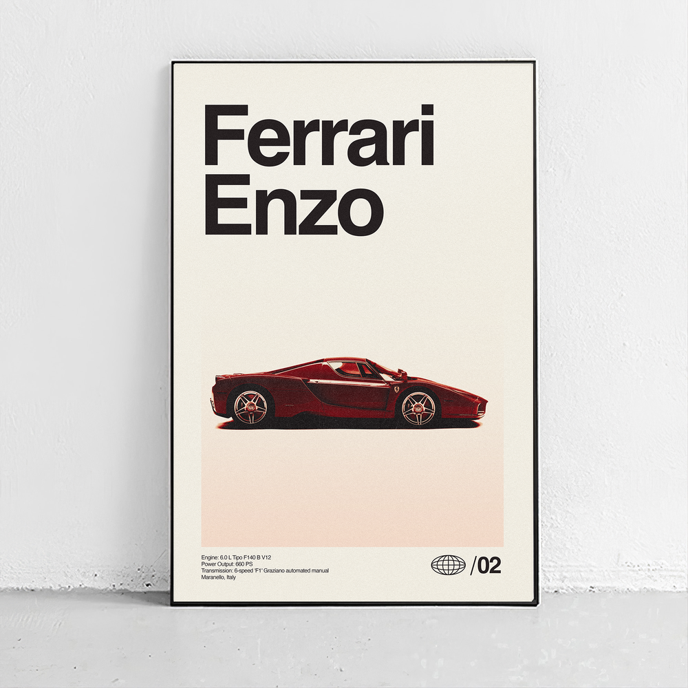 Ferrari Enzo Art Print