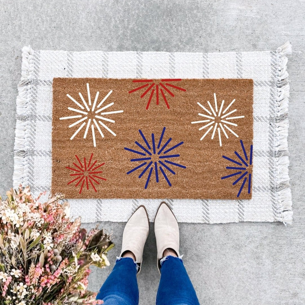 The Doormat Co. Fireworks Doormat - lily & onyx