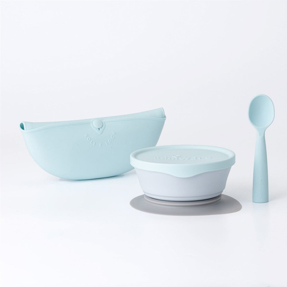 
                      
                        Miniware First Bites Deluxe Self - Feeding Set - Aqua - lily & onyx
                      
                    