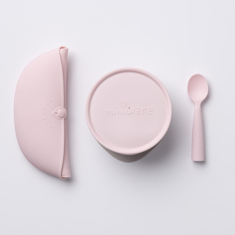 
                      
                        Miniware First Bites Deluxe Self - Feeding Set - Cotton Candy - lily & onyx
                      
                    