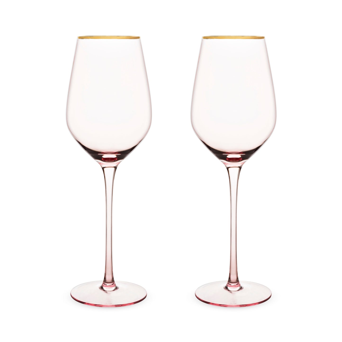Rose Crystal White Wine Glass, Set of 2