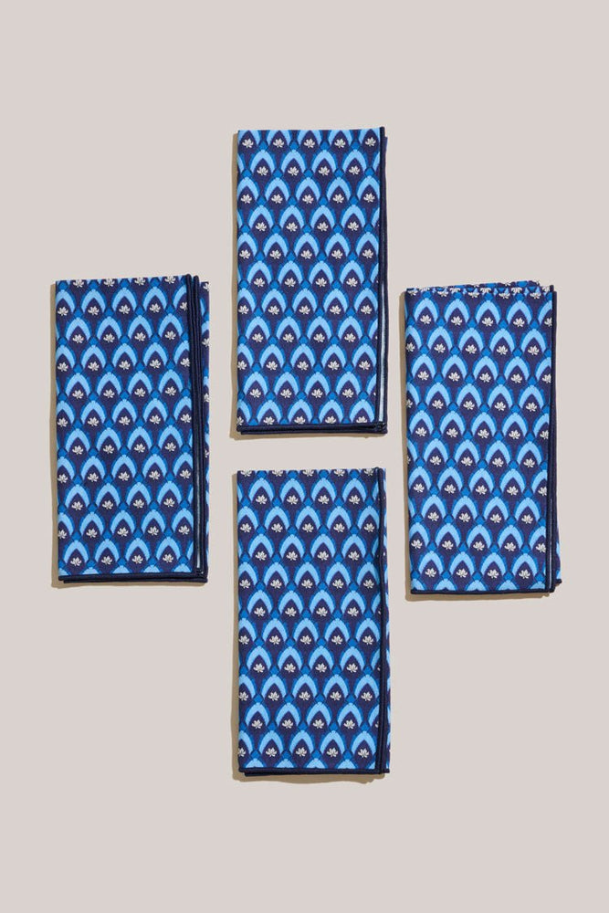 
                      
                        ATELIER SAUCIER Fleur de Bleu Napkins | Set of 4 - lily & onyx
                      
                    