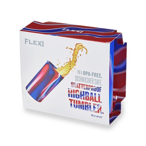 
                      
                        TRUE Flexi 19 oz Silicone Highball Tumblers in Tie Dye, Set of 2 - lily & onyx
                      
                    