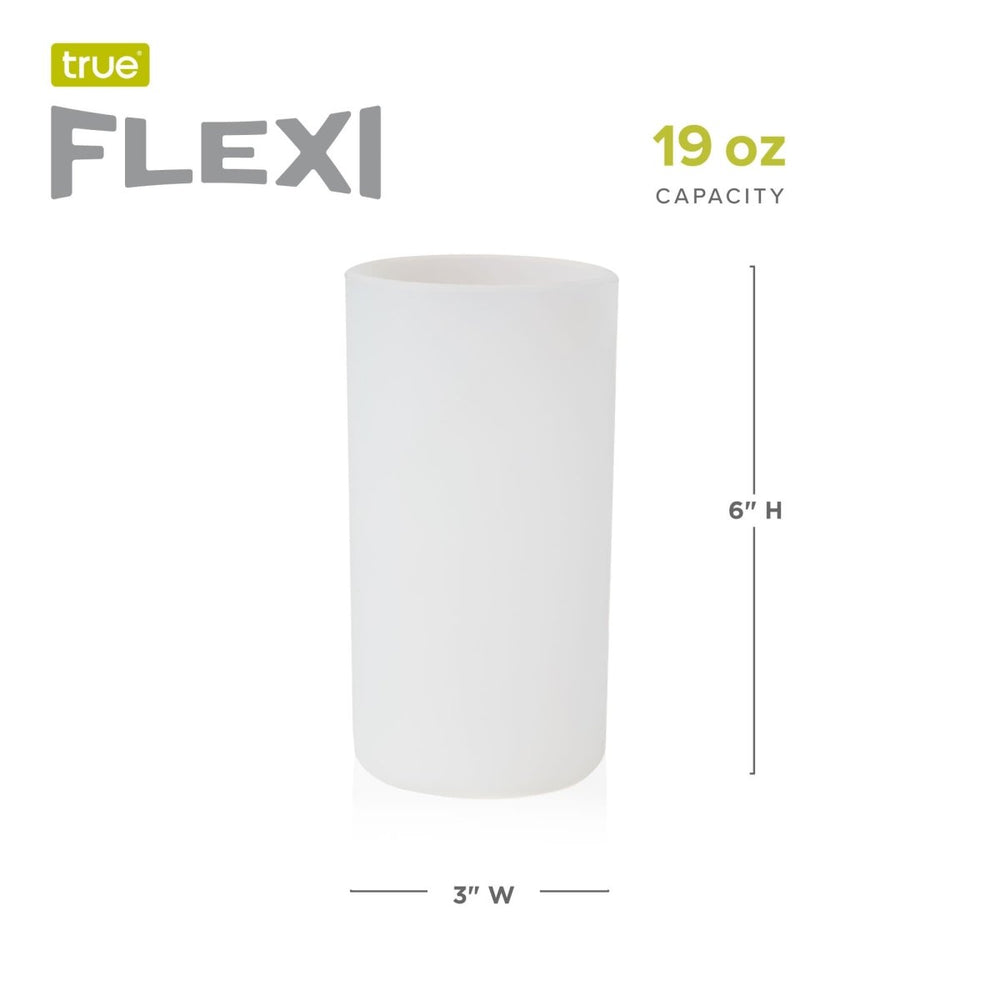 
                      
                        TRUE Flexi 19 oz Silicone Highball Tumblers in White, Set of 2 - lily & onyx
                      
                    