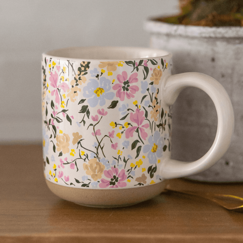 
                      
                        Sweet Water Decor Floral 14oz. Stoneware Coffee Mug - lily & onyx
                      
                    