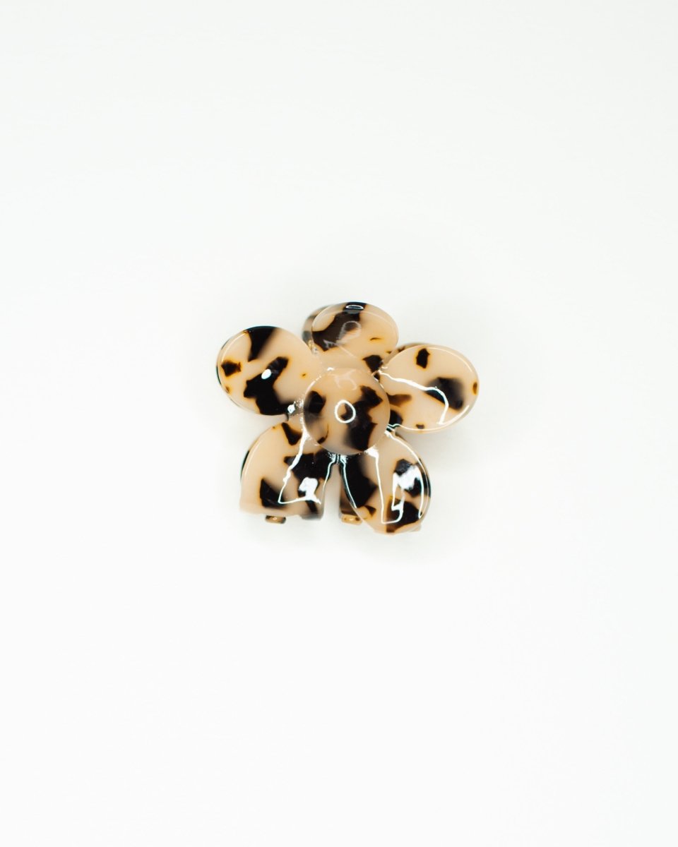 Denim & Daisy Flower Hair Claw Clip | Tortoise - lily & onyx