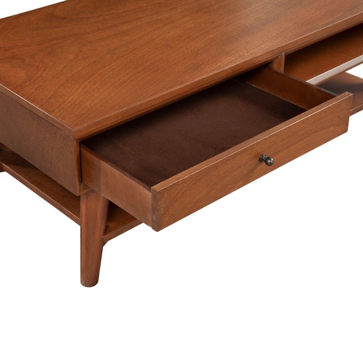 Alpine Furniture Flynn Coffee Table, Acorn - lily & onyx