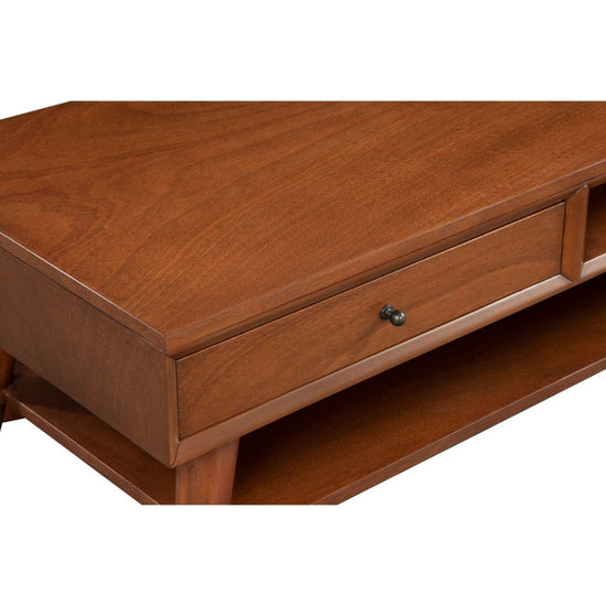 Alpine Furniture Flynn Coffee Table, Acorn - lily & onyx