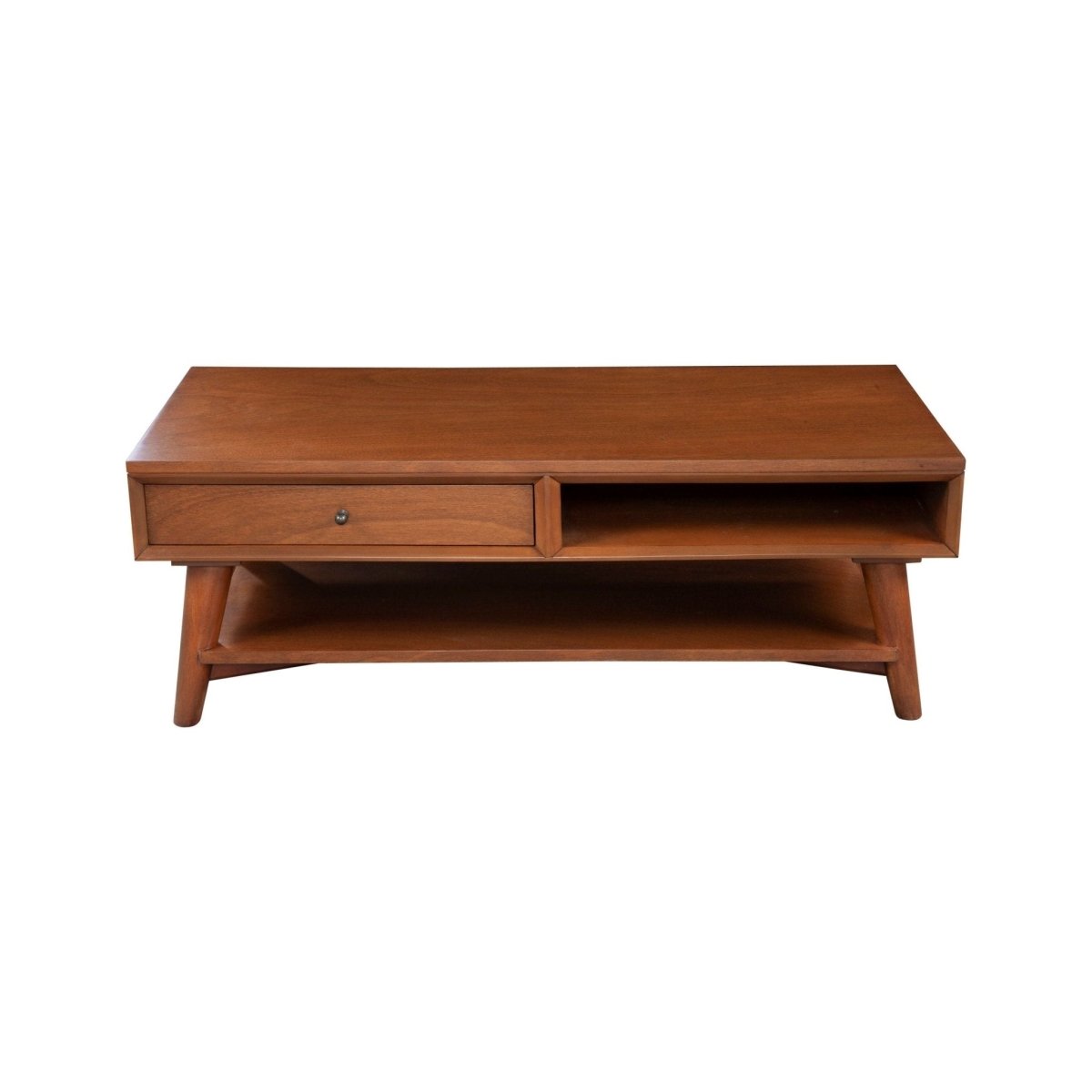 Alpine Furniture Flynn Coffee Table, Acorn