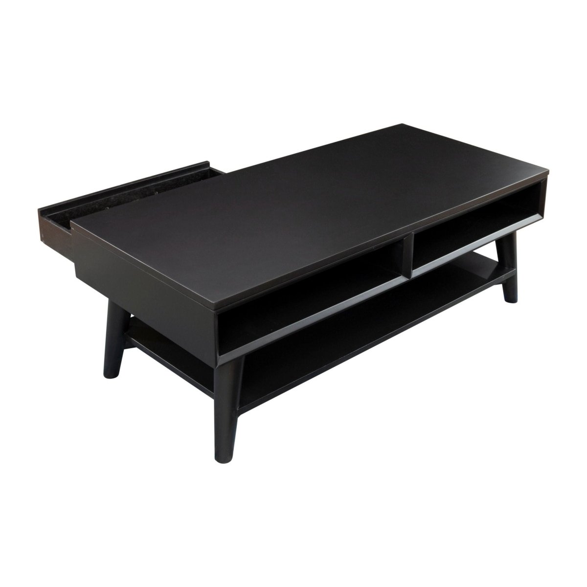 Alpine Furniture Flynn Coffee Table, Black - lily & onyx