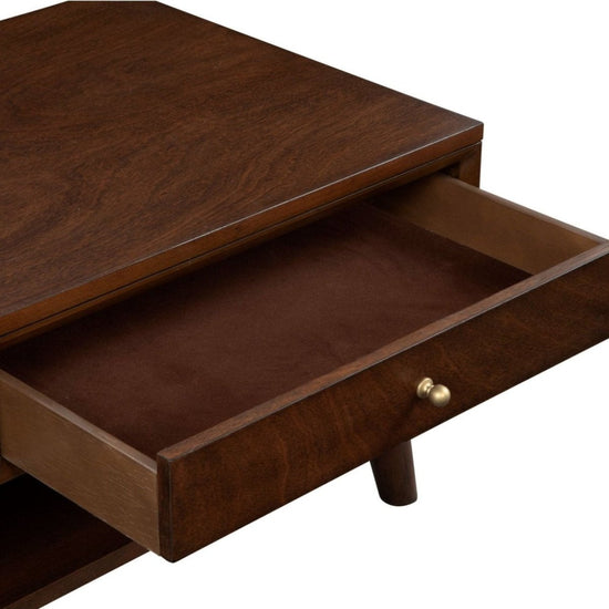 Alpine Furniture Flynn Coffee Table, Walnut - lily & onyx