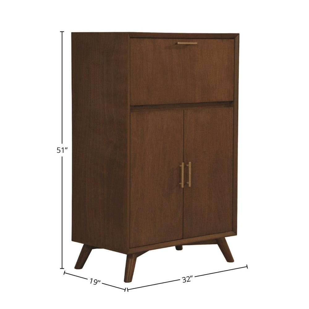 
                      
                        Alpine Furniture Flynn Large Bar Cabinet, Walnut - lily & onyx
                      
                    