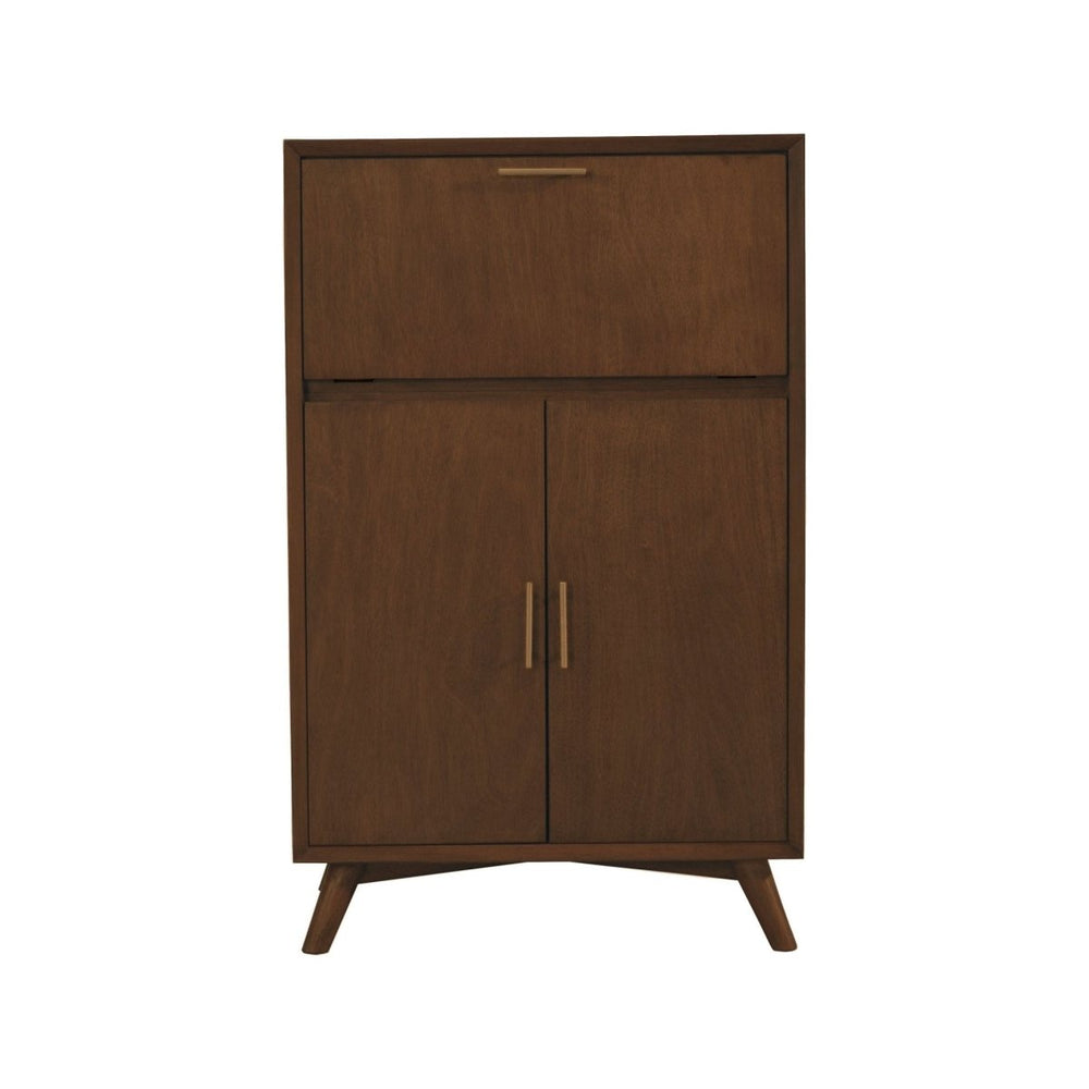 
                      
                        Alpine Furniture Flynn Large Bar Cabinet, Walnut - lily & onyx
                      
                    