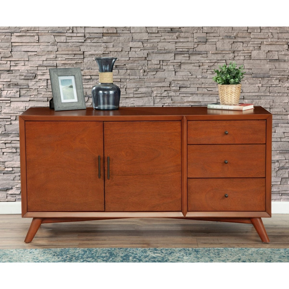 Alpine Furniture Flynn Sideboard, Acorn - lily & onyx