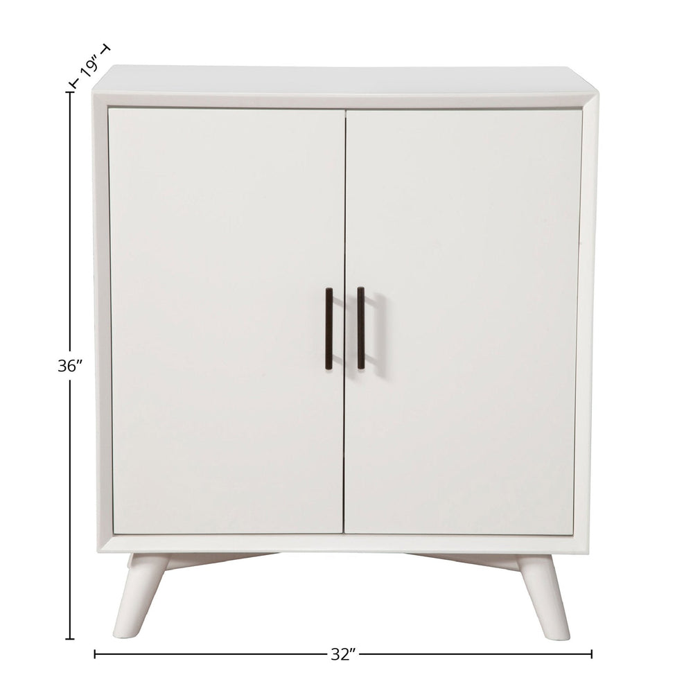 
                      
                        Flynn Small Bar Cabinet, White
                      
                    