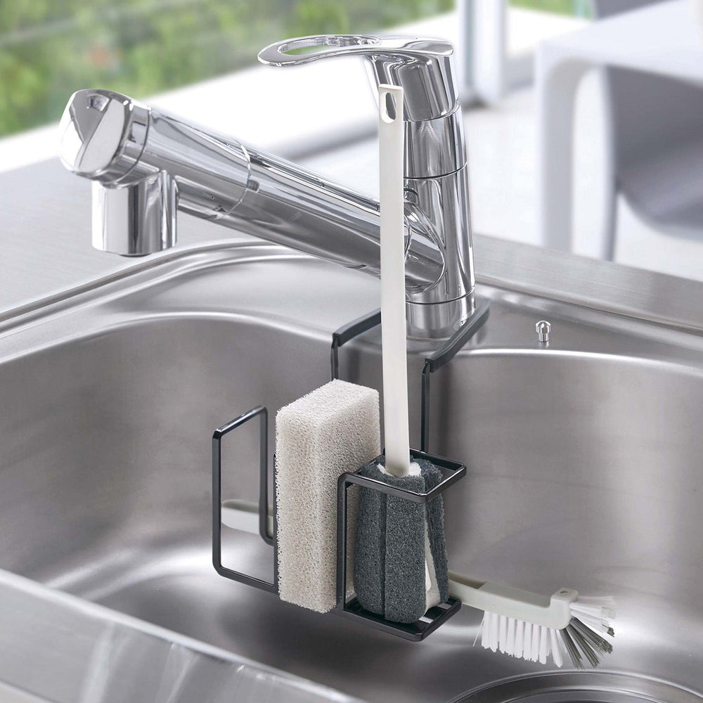 
                      
                        Faucet-Hanging Sponge & Brush Holder - Steel
                      
                    