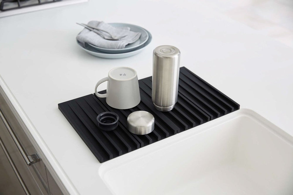 
                      
                        Yamazaki Home Folding Dish Drainer Mat & Trivet - Silicone - lily & onyx
                      
                    