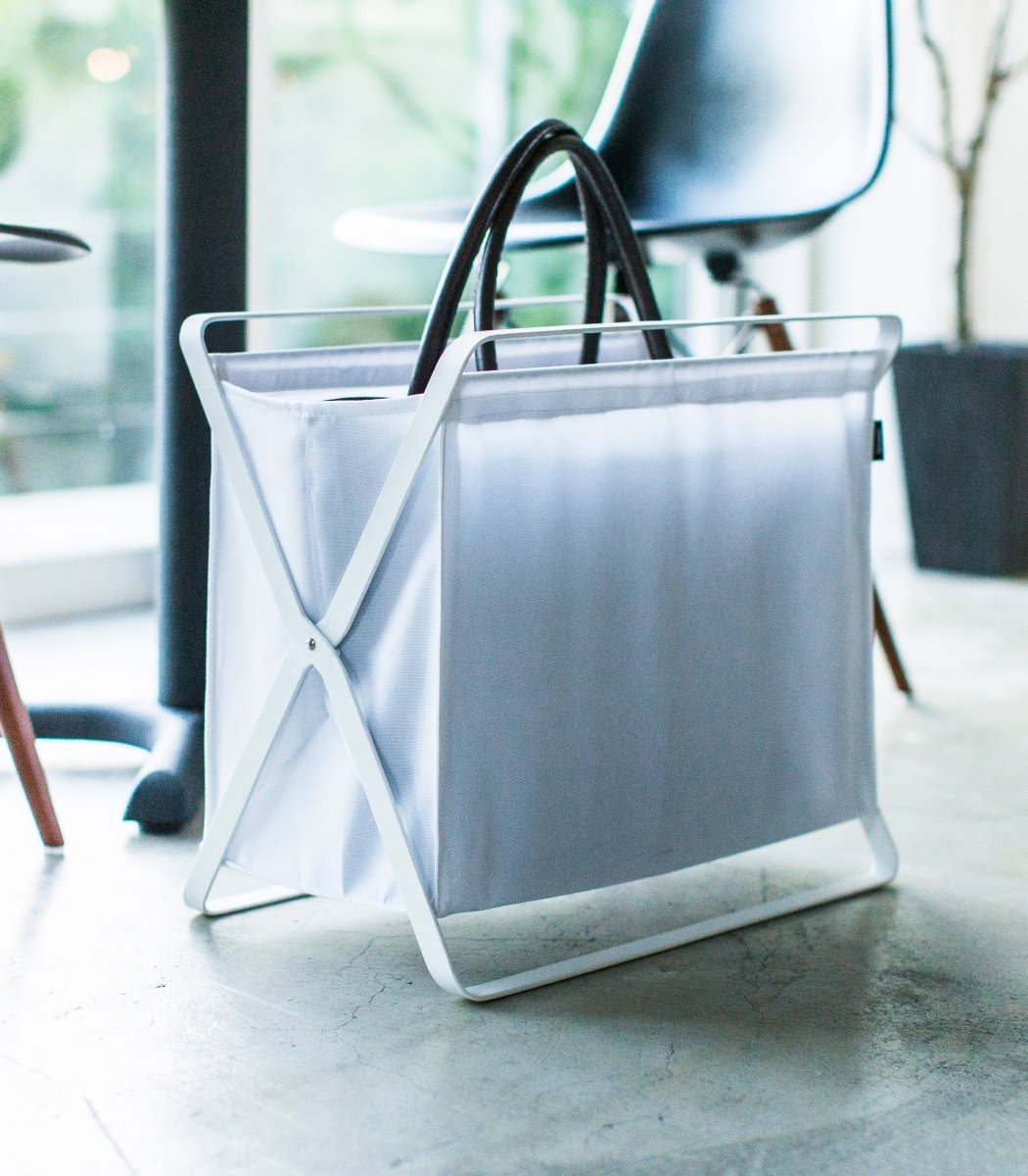Yamazaki Home Folding Steel Storage Bin