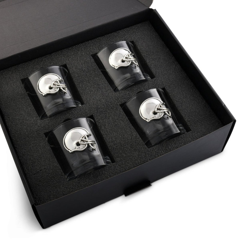 
                      
                        Arthur Court Designs Football Helmet Bar Glasses, Set of 4 - lily & onyx
                      
                    