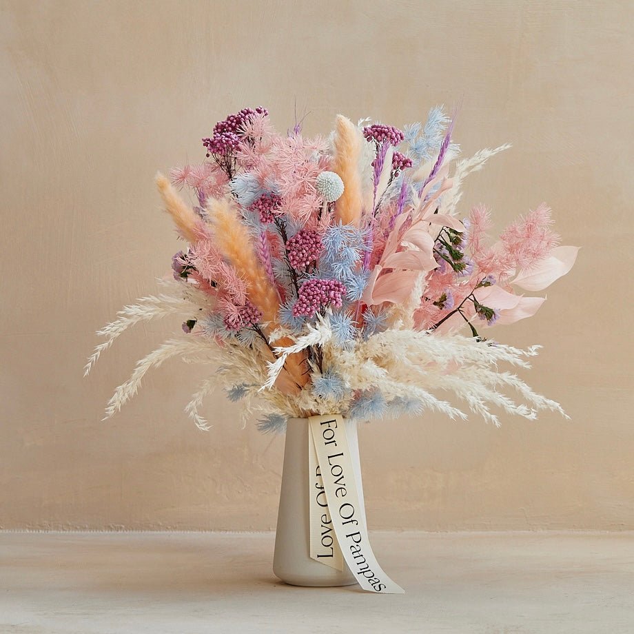 For Love Of Pampas Forever Yours Dried Flower Bouquet