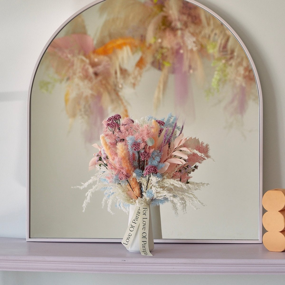 For Love Of Pampas Forever Yours Dried Flower Bouquet