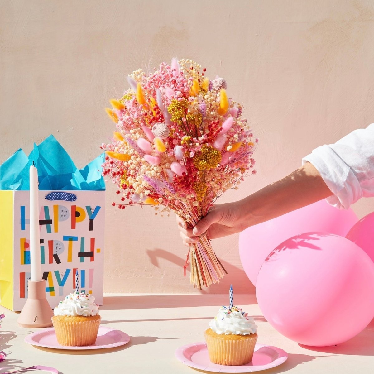 For Love Of Pampas Happy Dried Floral Bouquet