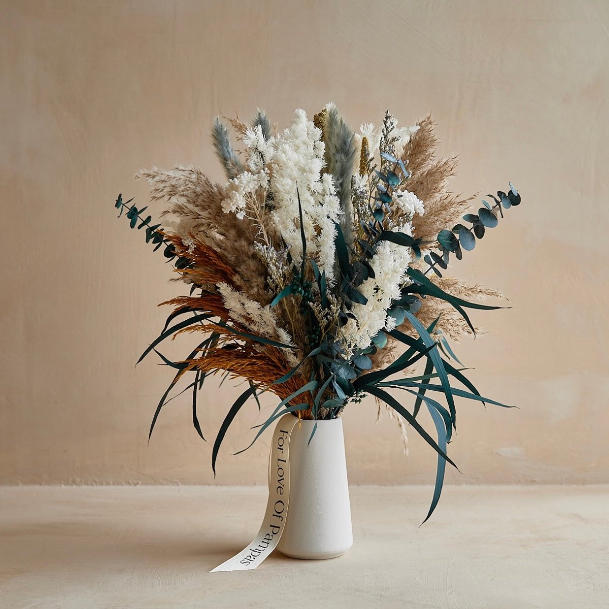 For Love Of Pampas Mason Dried Flower Bouquet - Medium