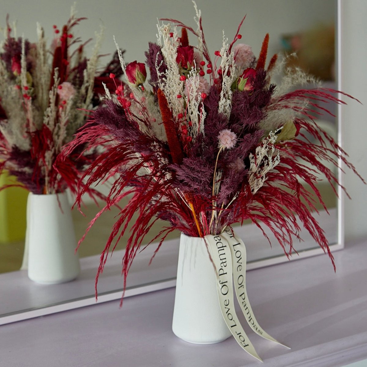 For Love Of Pampas Mon Chéri Dried Floral Bouquet