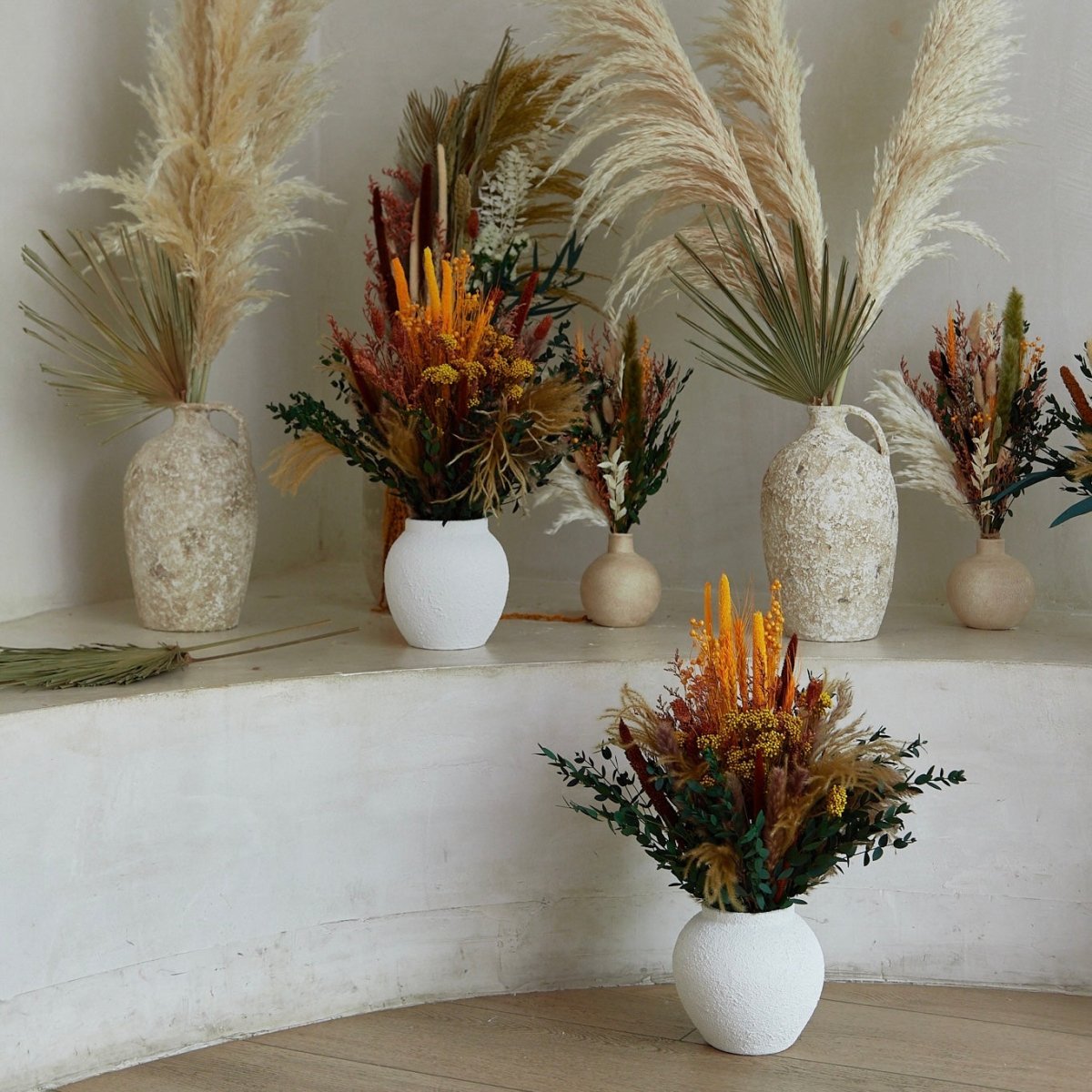 For Love Of Pampas Sol Dried Floral Bouquet