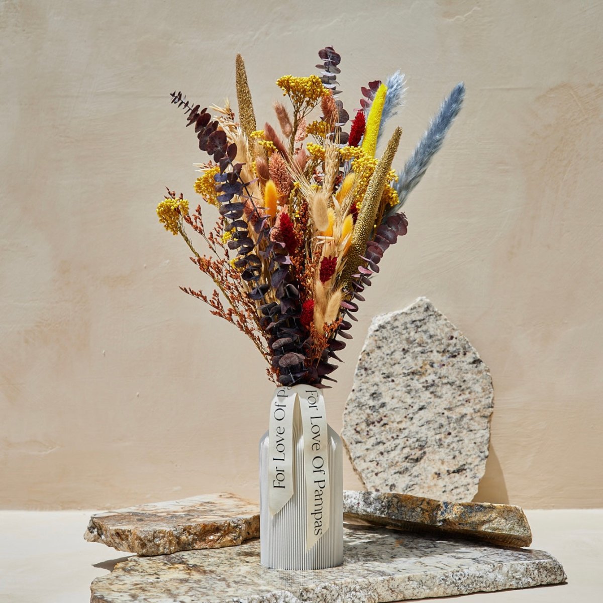 For Love Of Pampas Trail Mix Dried Floral Bouquet