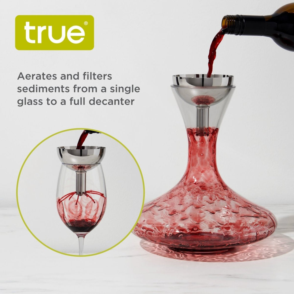 
                      
                        TRUE Fountain Stainless Steel Aerating Decanter Funnel - lily & onyx
                      
                    