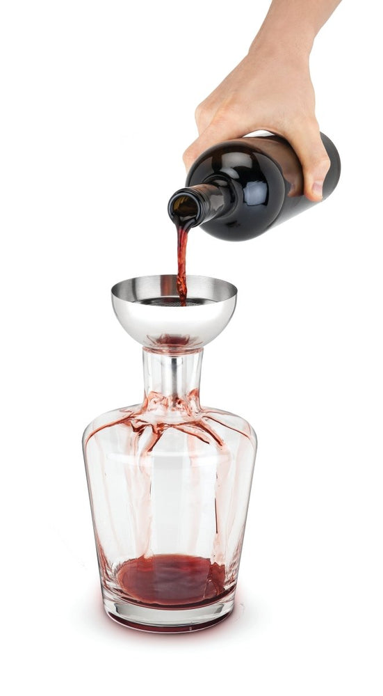 
                      
                        TRUE Fountain Stainless Steel Aerating Decanter Funnel - lily & onyx
                      
                    