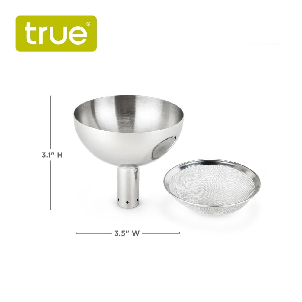 
                      
                        TRUE Fountain Stainless Steel Aerating Decanter Funnel - lily & onyx
                      
                    