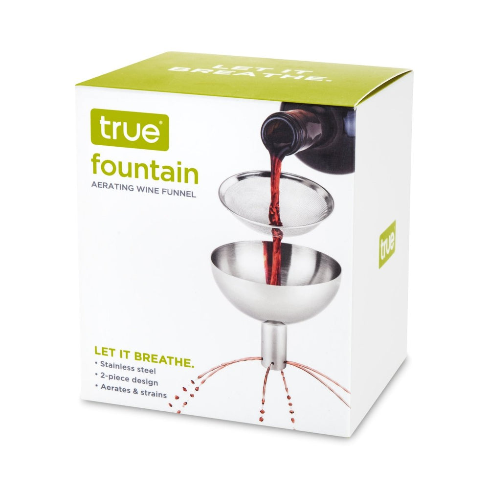 
                      
                        TRUE Fountain Stainless Steel Aerating Decanter Funnel - lily & onyx
                      
                    