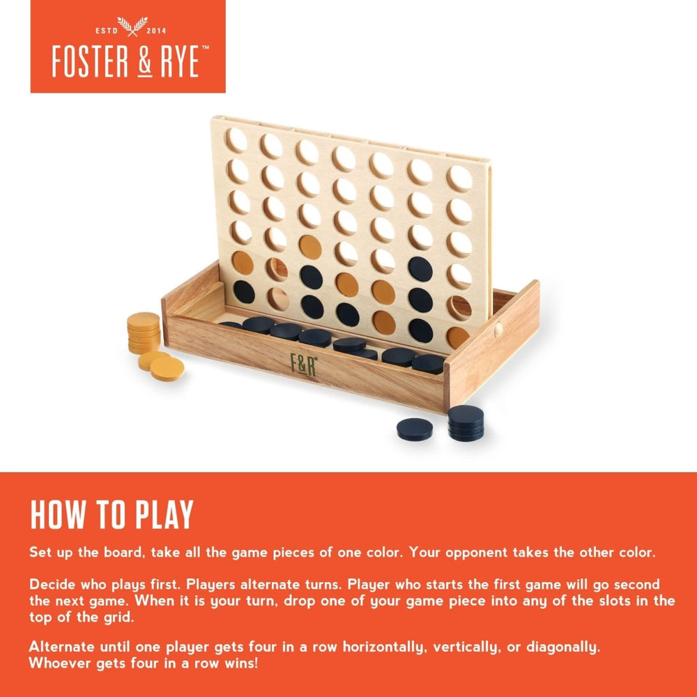 
                      
                        Foster & Rye Four and Win Board Game - lily & onyx
                      
                    