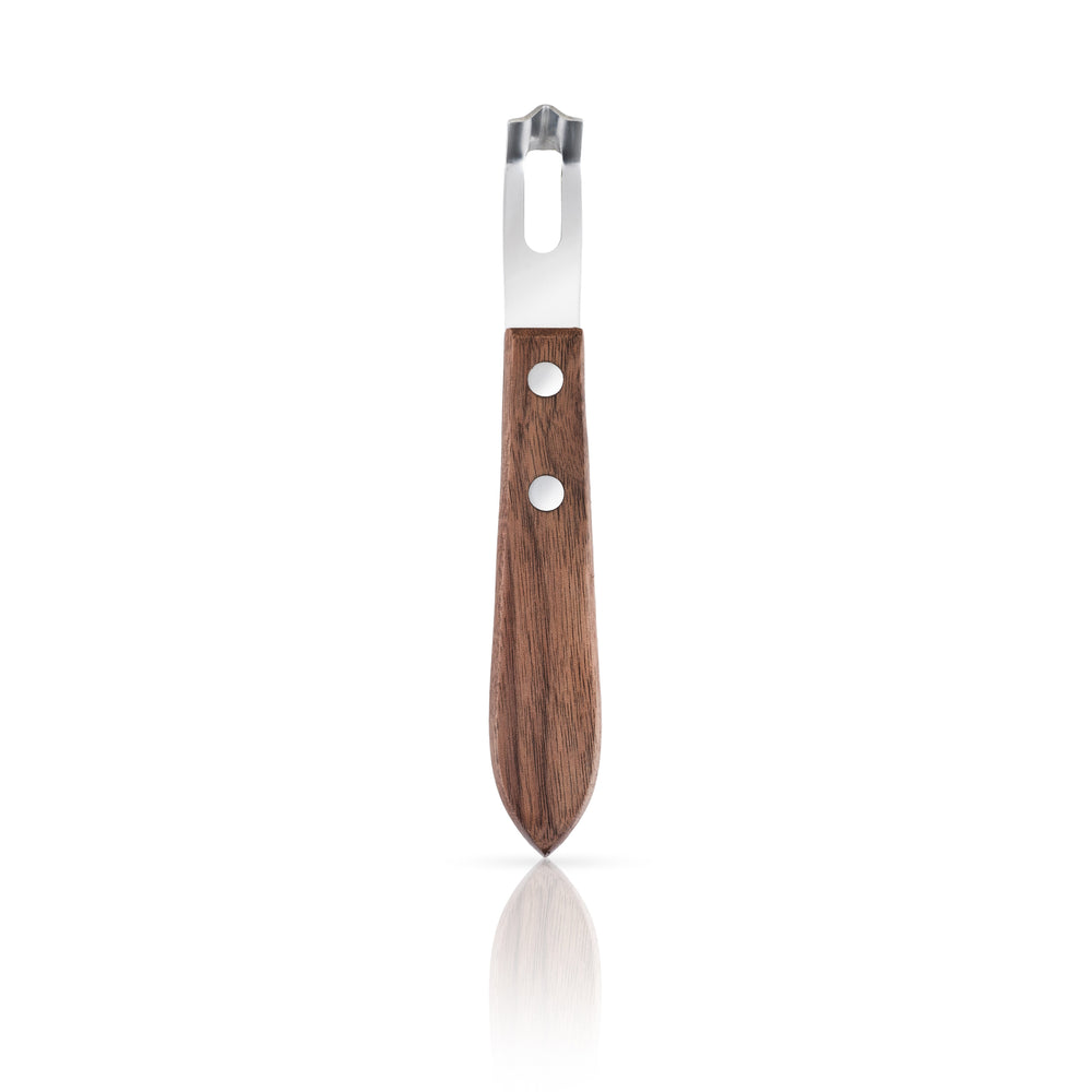 Professional Channel Knife with Walnut Wood Handle