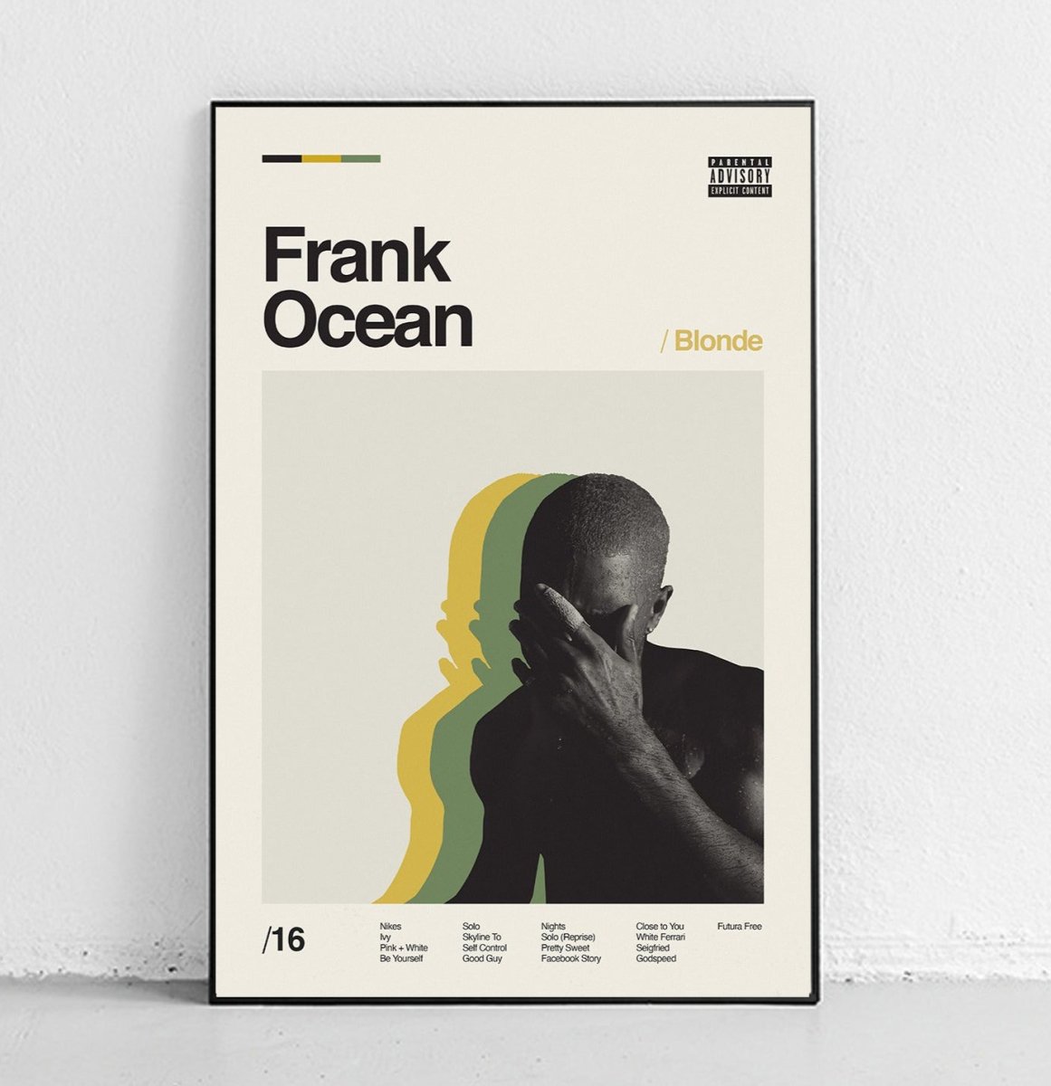 Sandgrain Studio Frank Ocean - Blonde - lily & onyx