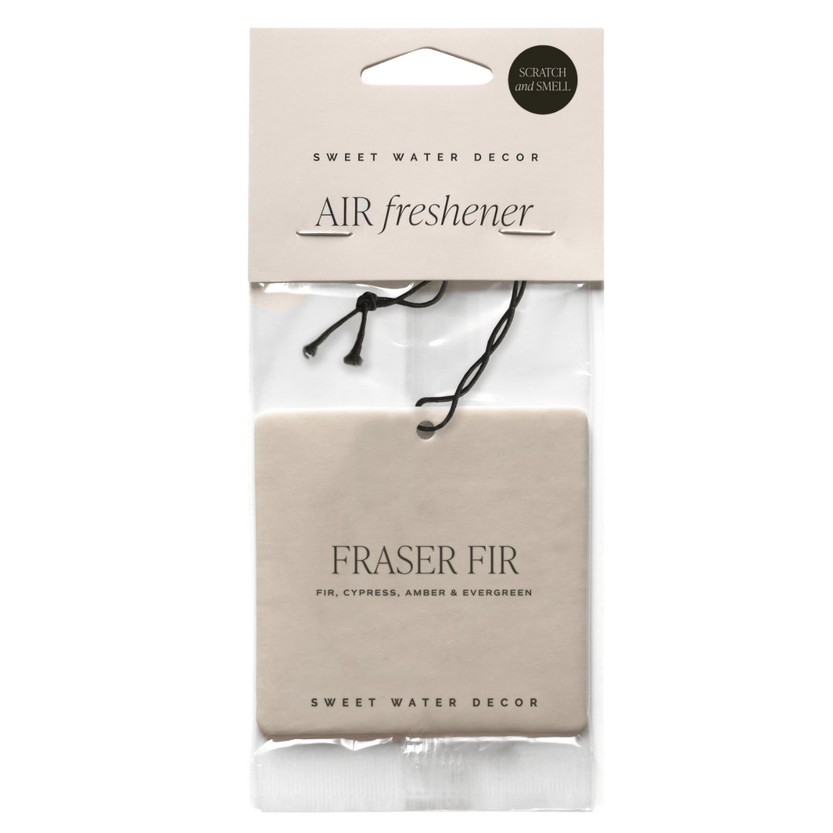 Sweet Water Decor Fraser Fir Hanging Air Freshener - lily & onyx