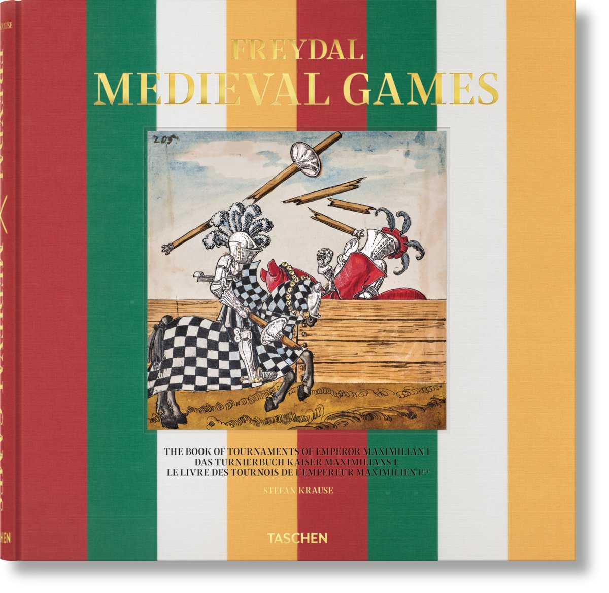 TASCHEN Freydal. Medieval Games. The Book of Tournaments of Emperor Maximilian I (German, French, English) - lily & onyx